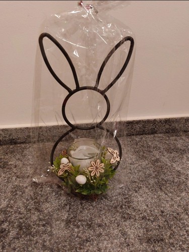 Teelichthalter osterhase - teelichthalter,