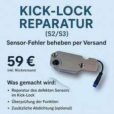 VanMoof S2/S3 Kick-Lock Reparatur – Sensor-Fehler beheben (Versandservice)
