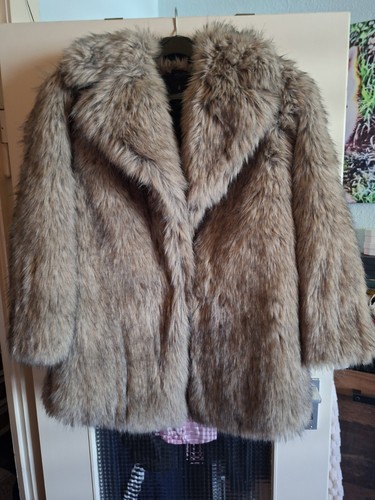 Damen kunstfellmantel m - damen,