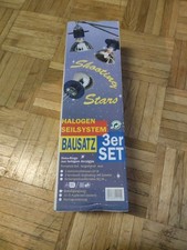Halogen Seilsystem 3er Set Shooting Stars 