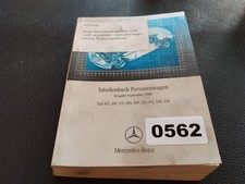 562 Mercedes Benz Tabellenbuch 163 169 171 203 209 211 215 220 230