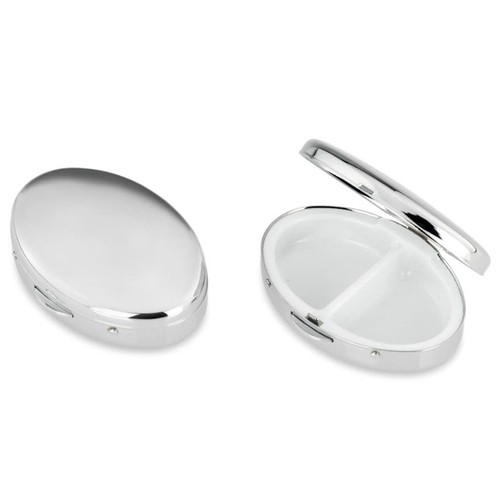 Pillendose oval fächer - pillendose,