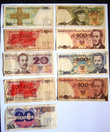 200 zloty geldscheine - 20-200,