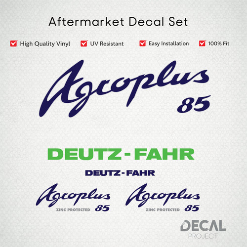 Deutz fahr agroplus decal - deutz-fahr,