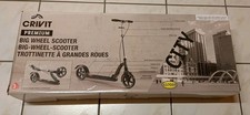 CRIVIT Big-Wheel-Scooter Tretroller Cityroller Kickscooter Kickroller schwarz 