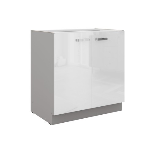 Unterschrank bianca weiß - unterschrank,