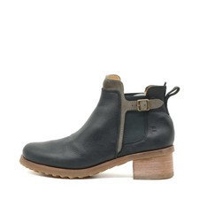 El Naturalista Damen N514 Stiefelette Schwarz Braun Leder Chelsea Boots EU 40