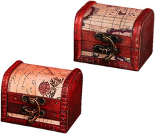 2 Stück Mini Schatztruhe