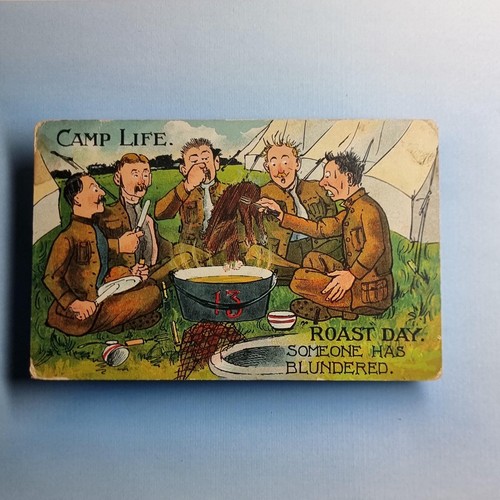 Militär comic postkarte 1911 - militär,