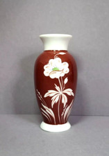 Kleine Blumenvase - Rossbach Spechtsbrunn - handgemalt - H. 12,5 cm