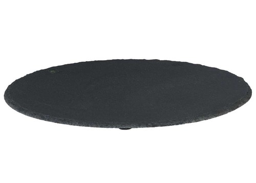 Schieferplatte rund 30cm - rund, |