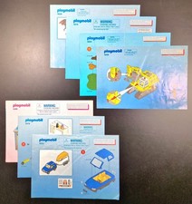 Playmobil Bauanleitungen Konvolut- Sets 4039, 4204, 4215, 4838, 5223, 5576 &5496