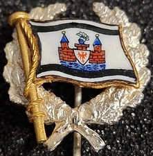 Spandauer Ruder Club 1900 Ehrennadel Silber Berlin Spandau Abzeichen 