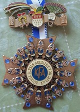 Karnevalsorden 1996 Kölner Funken-Artillerie Blau-Weiß 1870 e.V. Blaue Funken