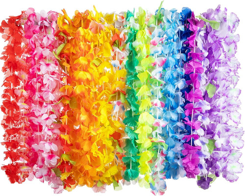 Hawaiianische blumenketten set - hawaiianische,