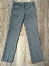 Damen Stoffhose grau 50% Wolle Neu