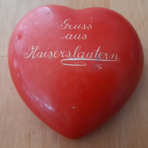 Wandvase herzform gruss aus - herzform,