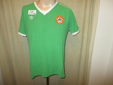 Ireland "FA IRELAND" Adidas EM Qualifikation Trikot 1986-1987 + Nr.4 Gr.M