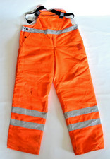 Novotex Schnittschutzhose orange Forsthose Waldarbeiter Warnhose Gr 60 EN 381-5