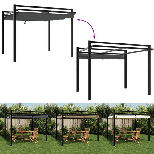 3x3m garten pavillon mit - 3x3m,
