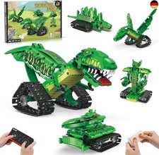  5 IN 1 Technik Roboter Dinosaurier Baukasten Spielzeug mit APP & 2.4 GHz 