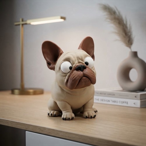 Müde französische bulldogge - müde,