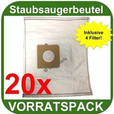 20 Staubsaugerbeutel zu