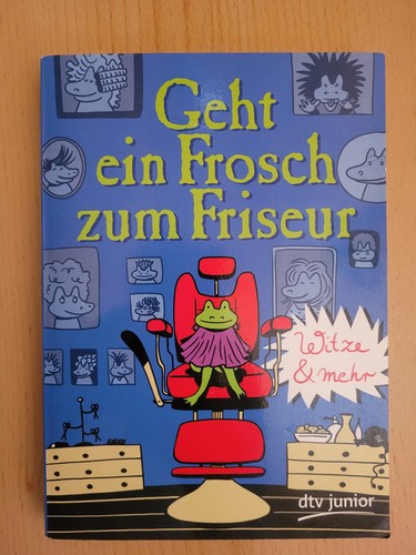 Geht ein frosch zum - friseur,