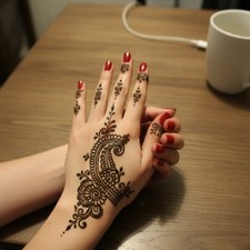 Henna Tattoo Schablonen Set