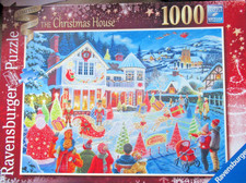 Ravensburger Weihnachts-Puzzle 1000 Teile - The Christmas House - vollständig