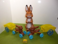 3 alte  Hasen  Osterhasen