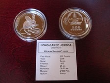 Long Eared Jerboa 2006 Silber * Mongolei 500 Togrog * Riesenohr Springmaus *