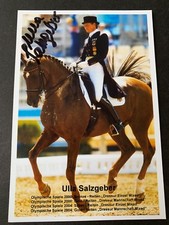 ULLA SALZGEBER 2 x Olympiasiegerin 2000 Dressur signed Foto 10x15 Autogramm