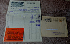 Alte Rechnung Tabak + Cigaretten SULIMA Dresden Cigarettenfabrik mit Cuvert 1918