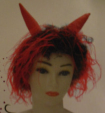 Faschings Perücke Teufel Karneval Fastnacht Party Kunst Haare Karnevalsperücke