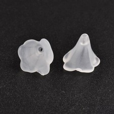 Acrylperlen Matt Blüten