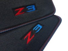 ST Z3 Aufschrift  Fußmatten für BMW Z3 E36 Bj.1997-2003 Coupe Cabrio Velours