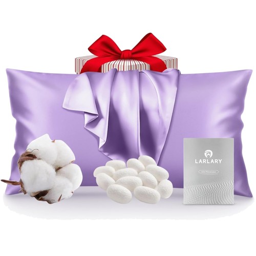Seidenkissenbezug violett - seidenkissenbezug,