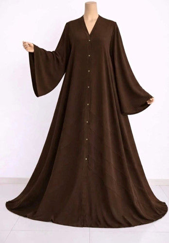 Lange abaya mit hijab - abaya, –