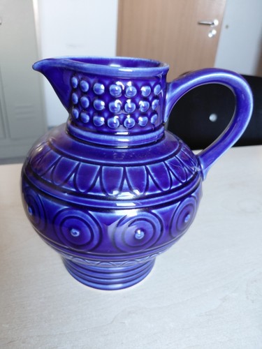 Ddr keramikkrg saftkrug blau - ddr,