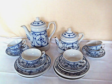 Kaffeeservice Indisch Blau