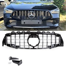 Kühlergrill Schwarz Chrom