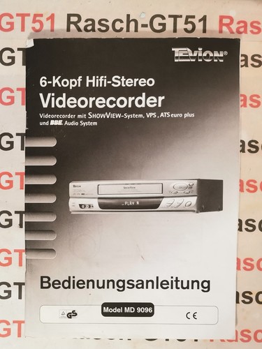 Betriebsanleitung tevion - betriebsanleitung,