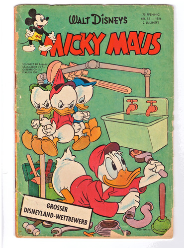 Micky maus 1956 15 ehapa - nr.,