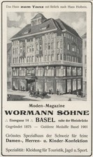 Modehaus Wormann in Basel -