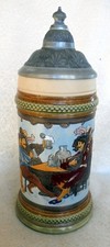 Humpen Bierkrug Landsknechte