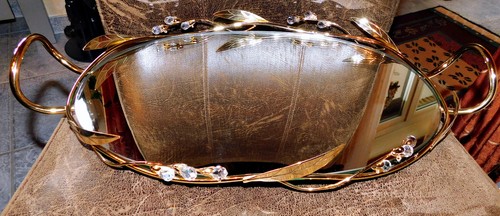 Grosses spiegeltablett oval - spiegeltablett,