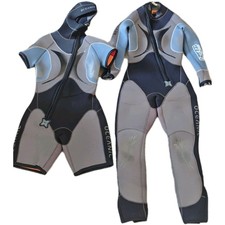 Oceanic X7 Halbtrocken Tauchanzug Set lady XS/36