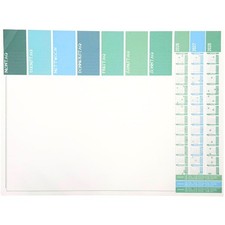 Schreibtischunterlage Schreibunterlage Papier 50 Blatt Kalender 2026/27/28 A2 