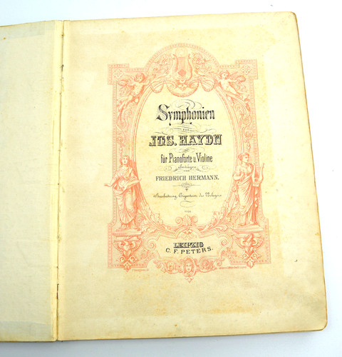 Altes notenbuch symphonien von - notenbuch,